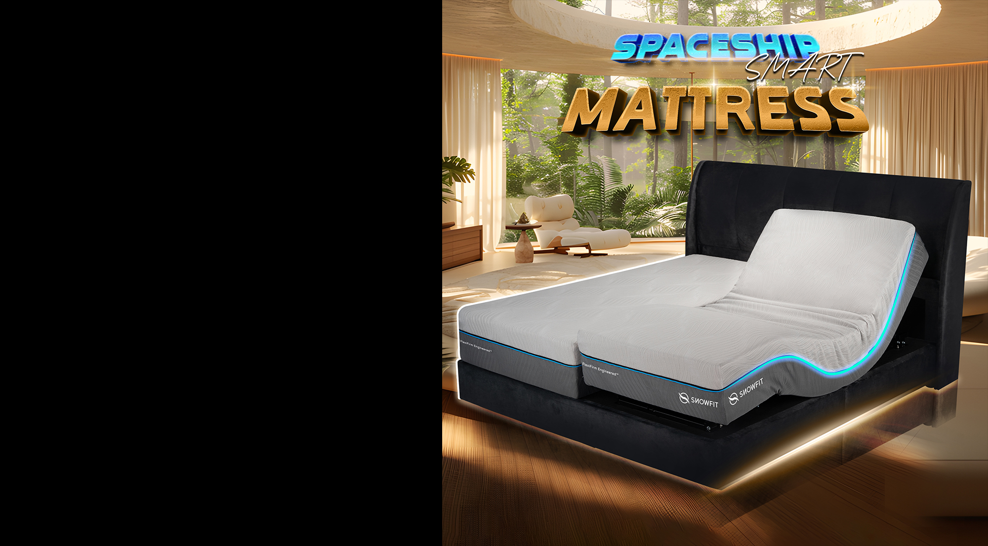 ( Split King ) Spaceship Smart Mattress